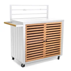 Viadurini in the Garden Gartenideen-Gartenkabinett aus Aluminium und brasilianischem Teakholz - Tagebuch