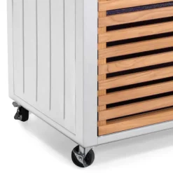 Viadurini in the Garden Gartenideen-Gartenkabinett aus Aluminium und brasilianischem Teakholz - Tagebuch