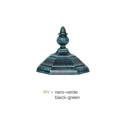 Viadurini Lighting Gartenlampion-Gartenlampe 2 Lichter im Vintage-Stil aus Aluminium, hergestellt in Italien – Leona