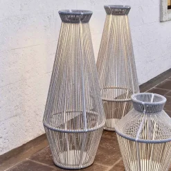 Varaschin Design Beleuchtung-Gartenlampe aus Aluminium und Faser Made in Italy - Cricket von