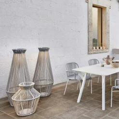 Varaschin Design Beleuchtung-Gartenlampe aus Aluminium und Faser Made in Italy - Cricket von