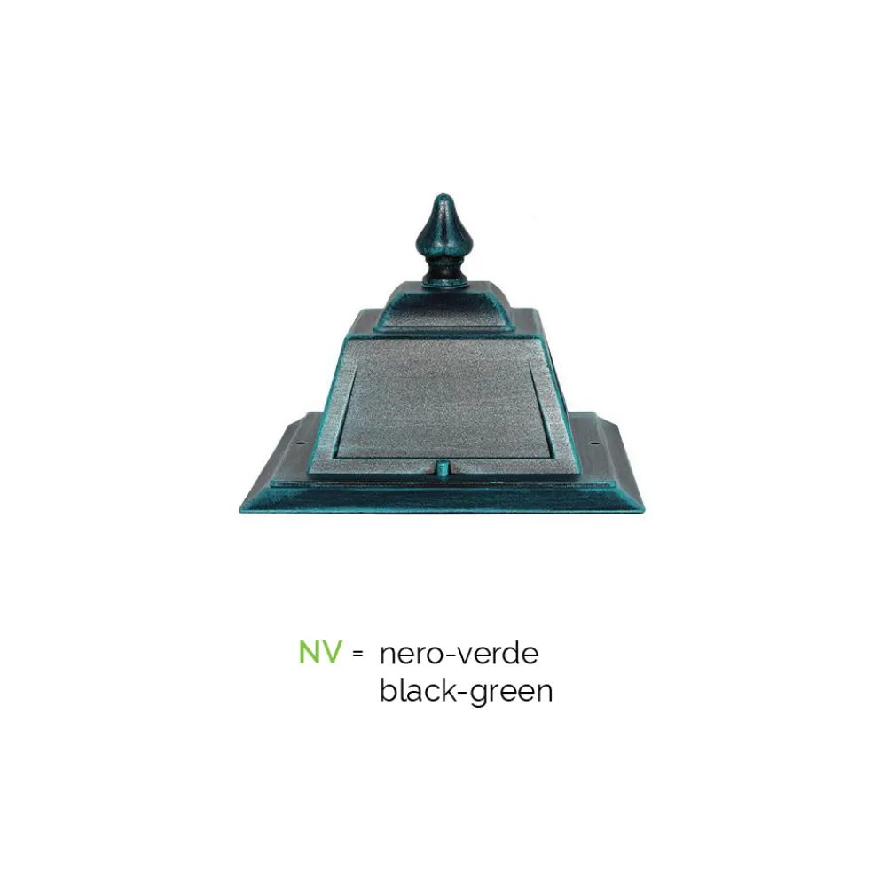 Viadurini Lighting Gartenlampion-Gartenlampe im Vintage-Stil aus Aluminium und Glas, hergestellt in Italien – Doroty