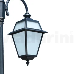 Viadurini Lighting Gartenlampion-Gartenlampe mit 2 Lichtern aus Aluminium und Glas, hergestellt in Italien – Vivian