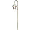 Ferroluce Gartenlampion-Gartenlaterne aus handbemaltem Aluminium und Blumendekor – Bari