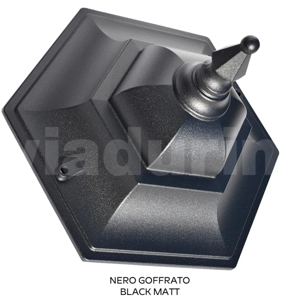 Viadurini Lighting Gartenlaternen-Gartenlaterne aus transparentem Glas und 5 Aluminiumoberflächen - Pinako