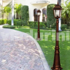 Viadurini Lighting Gartenlampion-Gartenlaternen aus Aluminiumdruckguss, hergestellt in Italien, Aquilina