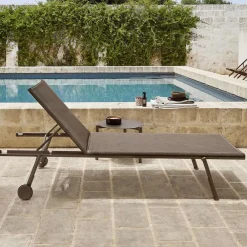 Varaschin Sonnenliegen-Gartenliege aus Aluminium und technischem Gewebe - Bahia von