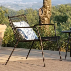 Viadurini in the Garden Sonnenliegen-Gartenliege aus farbigem Metall Made in Italy - Vikas