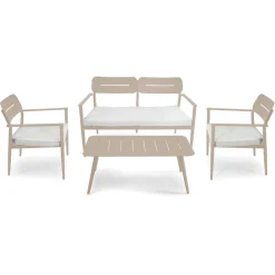 Viadurini in the Garden Garten Lounge Set-Gartenlounge aus Aluminium in verschiedenen Ausführungen - Souvenir