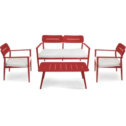 Viadurini in the Garden Garten Lounge Set-Gartenlounge aus Aluminium in verschiedenen Ausführungen - Souvenir