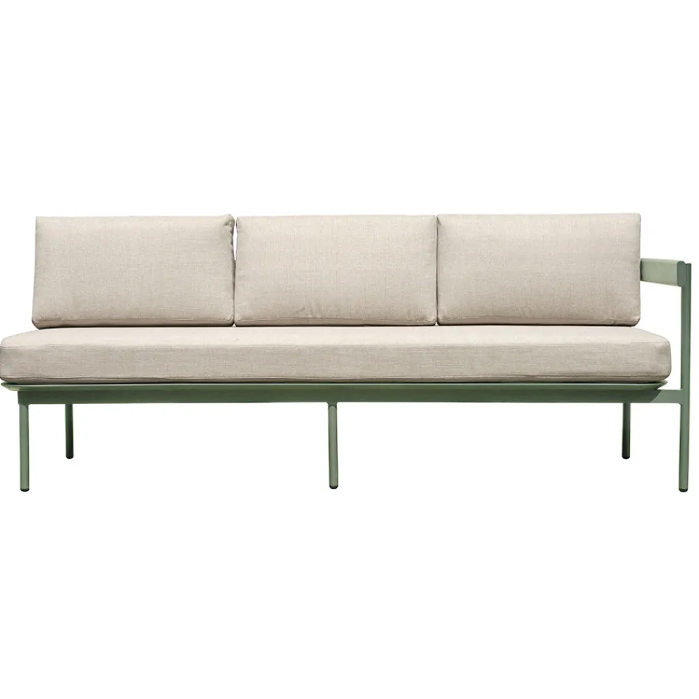 Viadurini in the Garden Garten Lounge Set-Gartenlounge mit 2 Sofas und 1 Aluminium-Couchtisch - Daisy