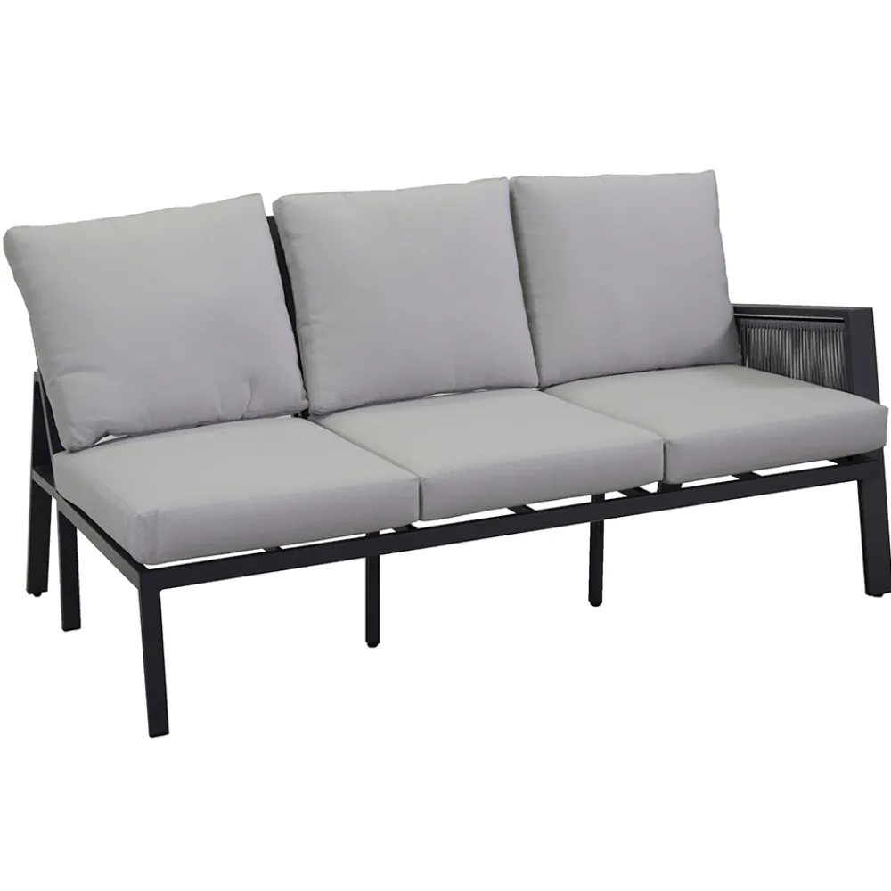 Viadurini in the Garden Garten Lounge Set-Gartenlounge mit Sofa und Couchtisch aus Aluminium - Label