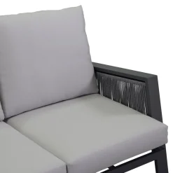 Viadurini in the Garden Garten Lounge Set-Gartenlounge mit Sofa und Couchtisch aus Aluminium - Label