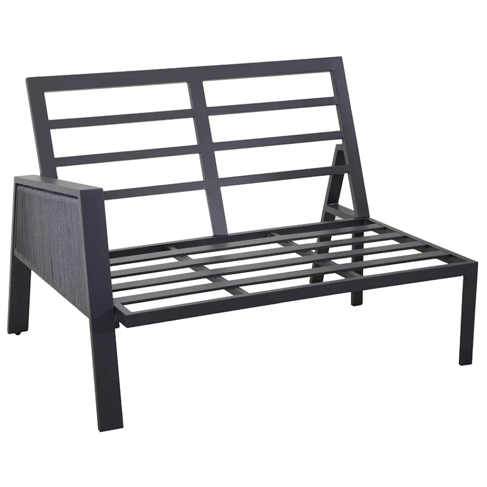 Viadurini in the Garden Garten Lounge Set-Gartenlounge mit Sofa und Couchtisch aus Aluminium - Label