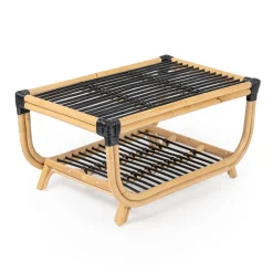 Viadurini in the Garden Garten Lounge Set-Garten-Lounge-Set aus natürlichem Rattan mit Kissen inklusive - Catelyn