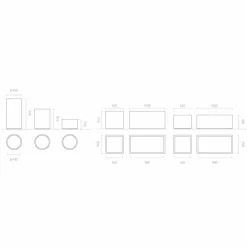 Viadurini in the Garden Gartenideen-Gartenpflanzgefäß mit rundem oder rechteckigem Design aus Stahl Made in Italy - Philly