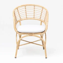 Viadurini in the Garden Metallsessel-Gartensessel aus Aluminium- und Polyrattan-Geflecht und Kissen - Ellide