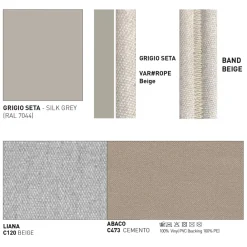 Varaschin Metallsessel-Gartensessel aus Aluminium Made in Italy - Emmacross von