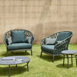 Varaschin Metallsessel-Gartensessel aus Aluminium Made in Italy - Emmacross von