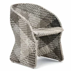 Varaschin Sessel Rattan-Gartensessel aus farbig geflochtener Kunstfaser - Maat von