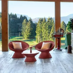 Viadurini in the Garden Sessel Kunststoff-Gartensessel aus modernem farbigem Polyethylen Made in Italy - Desmond