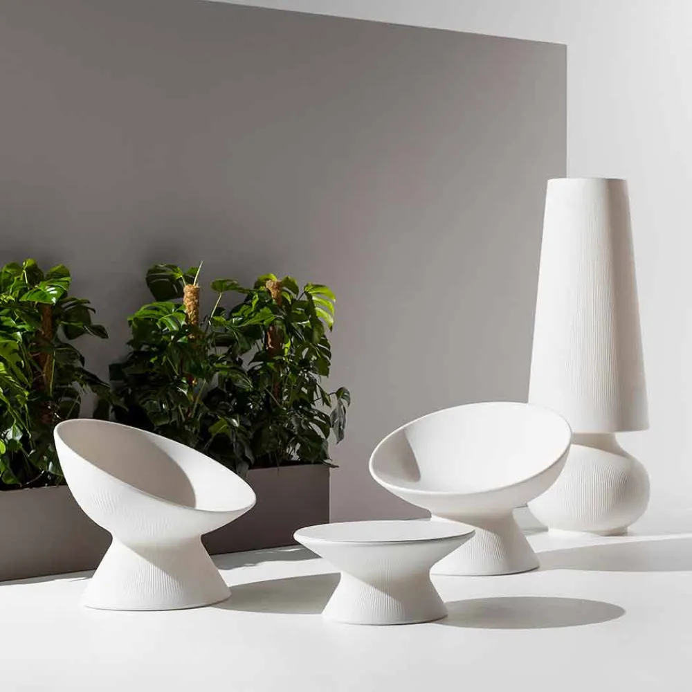 Viadurini in the Garden Sessel Kunststoff-Gartensessel aus modernem farbigem Polyethylen Made in Italy - Desmond