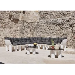 Viadurini in the Garden Sessel Kunststoff-Gartensessel aus Polyethylen und Stoff Made in Italy - Freccia