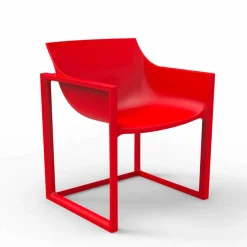 Vondom Sessel Kunststoff-Gartensessel aus Polypropylen mit Glasfaser Wallstreet von , 2 Stücke