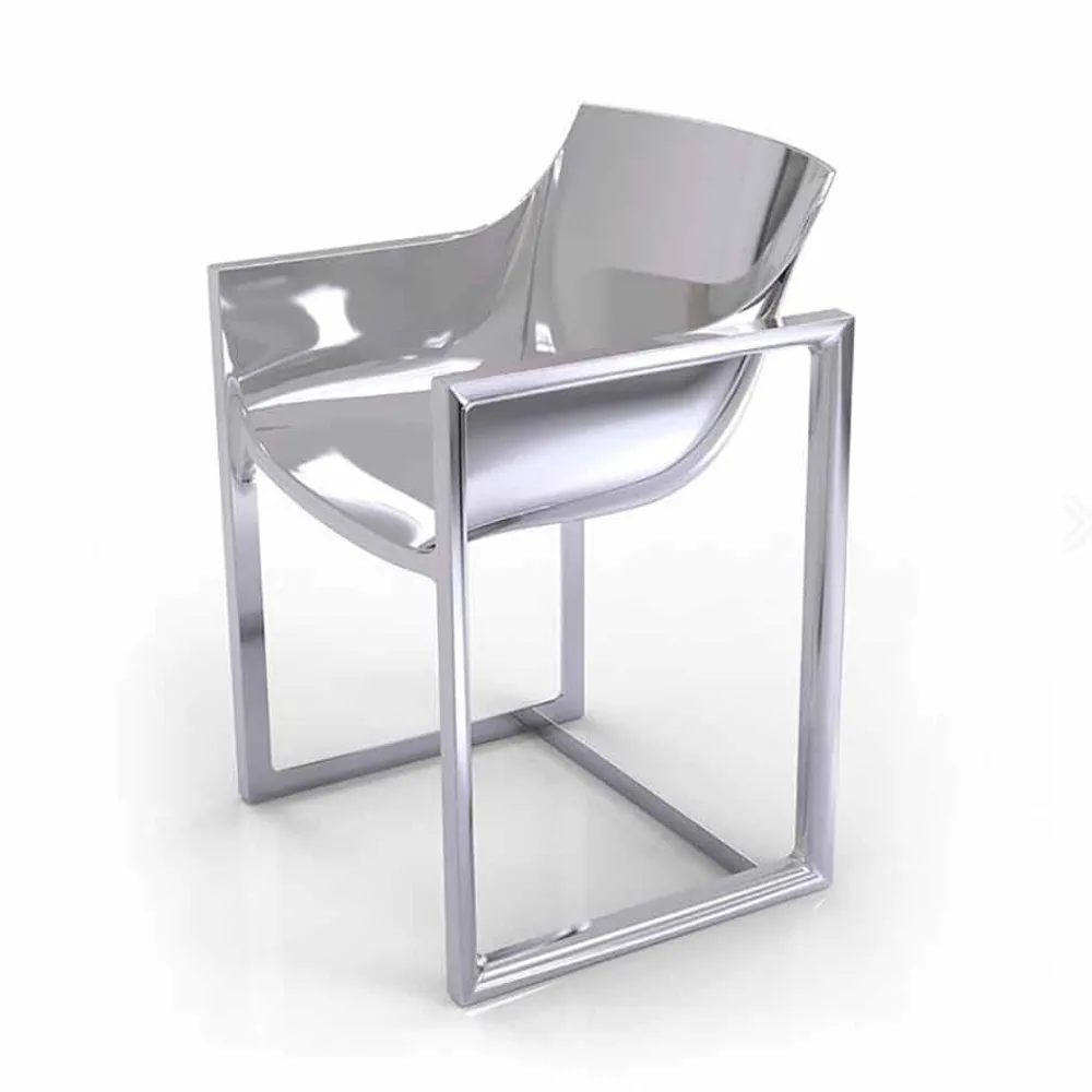 Vondom Sessel Kunststoff-Gartensessel aus Polypropylen mit Glasfaser Wallstreet von , 2 Stücke