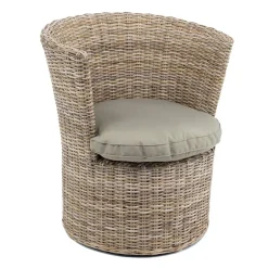 Viadurini in the Garden Sessel Rattan-Gartensessel in Kubù inklusive Sitzkissen - Calsifer