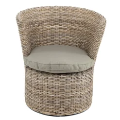 Viadurini in the Garden Sessel Rattan-Gartensessel in Kubù inklusive Sitzkissen - Calsifer