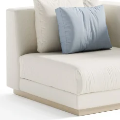 Viadurini in the Garden Stoffsessel-Gartensessel mit linker Eckstruktur Made in Italy - Rubik