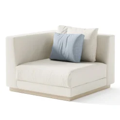 Viadurini in the Garden Stoffsessel-Gartensessel mit rechter Eckstruktur Made in Italy - Rubik