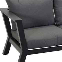 Viadurini in the Garden Gartensofas-Gartensofa aus Aluminium - Pastellfarben