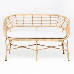 Viadurini in the Garden Gartensofas-Gartensofa aus Aluminium- und Polyrattan-Geflecht und Kissen - Ellide