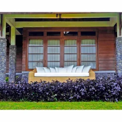 Viadurini in the Garden Gartensofas-Gartensofa groß handgeflochten in modernem Design Cooper