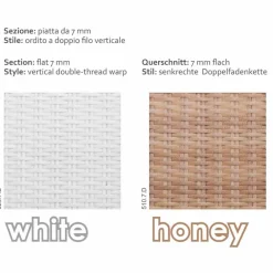 Viadurini in the Garden Gartensofas-Gartensofa groß handgeflochten in modernem Design Cooper