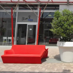 SLIDE Gartensofas-Gartensofa mit Armlehnen Kami Yon made in Italy