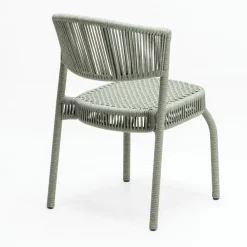 Viadurini in the Garden Gartenstühle Metall-Gartenstuhl aus Aluminium und Seilgeflecht - Algedi