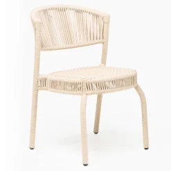 Viadurini in the Garden Gartenstühle Metall-Gartenstuhl aus Aluminium und Seilgeflecht - Algedi