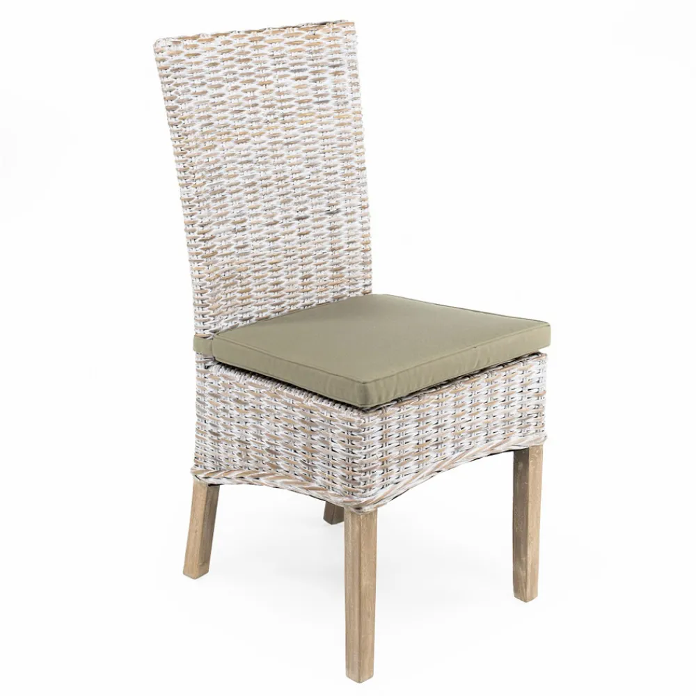 Viadurini in the Garden Gartenstühle Rattan-Gartenstuhl aus Naturfaser von Kubù - Flavio