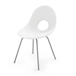 Viadurini in the Garden Gartenstühle Kunststoff-Gartenstuhl aus Polyethylen und Aluminiumbasis Made in Italy - Ashley