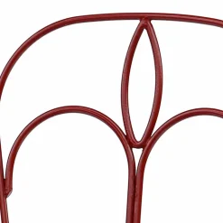 Viadurini in the Garden Gartenstühle Metall-Gartenstuhl aus rotem Eisen mit Kissen Made in Italy, 2 Stück - Achat