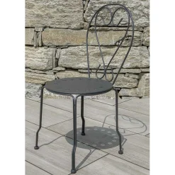 Viadurini in the Garden Gartenstühle Metall-Gartenstuhl ganz aus Metall - Archiv