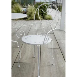 Viadurini in the Garden Metallsessel-Gartenstuhl ganz aus Metall - Archiv