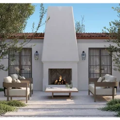 Viadurini in the Garden Holzsessel-Gartenstuhl mit Teakholzrahmen Made in Italy - Briga