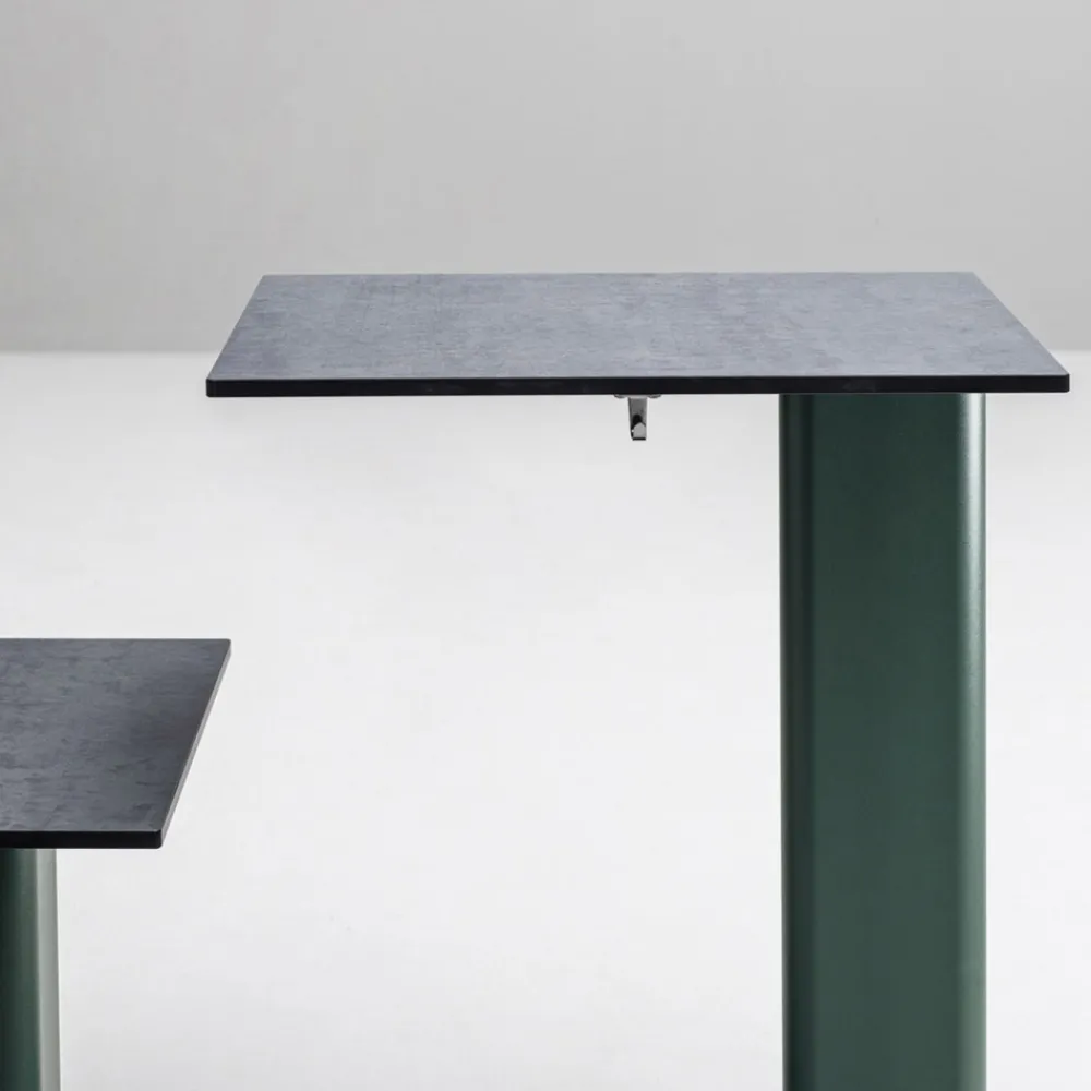 Varaschin Gartenideen|Garten Beistelltisch-Gartentisch mit Aluminiumsitz Made in Italy - Plinto von