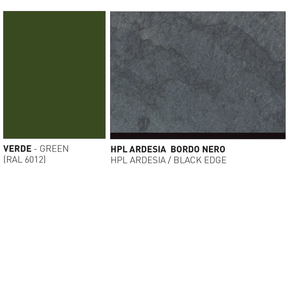 Varaschin Gartenideen|Garten Beistelltisch-Gartentisch mit Aluminiumsitz Made in Italy - Plinto von