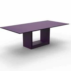 Vondom Gartentische Fest-Gartentisch Vela 200x100 cm von , aus Polyethylenharz