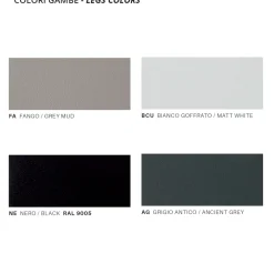 Viadurini in the Garden Gartentische Fest-Gartentischgestell aus verzinktem Stahl mit HPL-Platte Made in Italy - Brienne